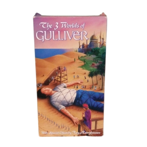 Columbia pictures Other - HOST PICK 6/$15 The 3 Worlds of Gulliver 1960 ‧ Fantasy/Family vintage VHS tape